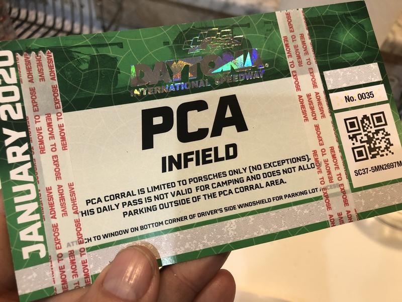 Porsche Club of America - The Mart - Wanted: 2022 Rolex 24 PCA Corral Parking Pass