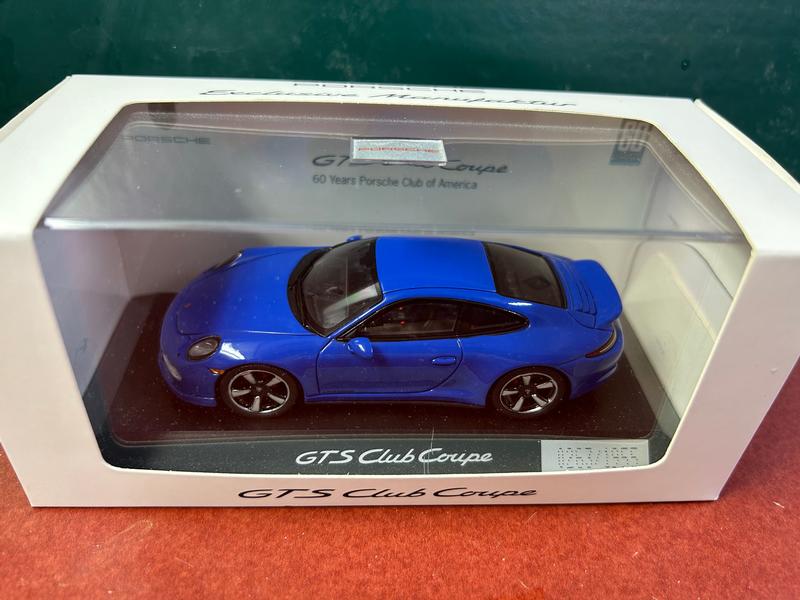 Porsche Club of America - The Mart - 1:43 scale OEM Club Coupe
