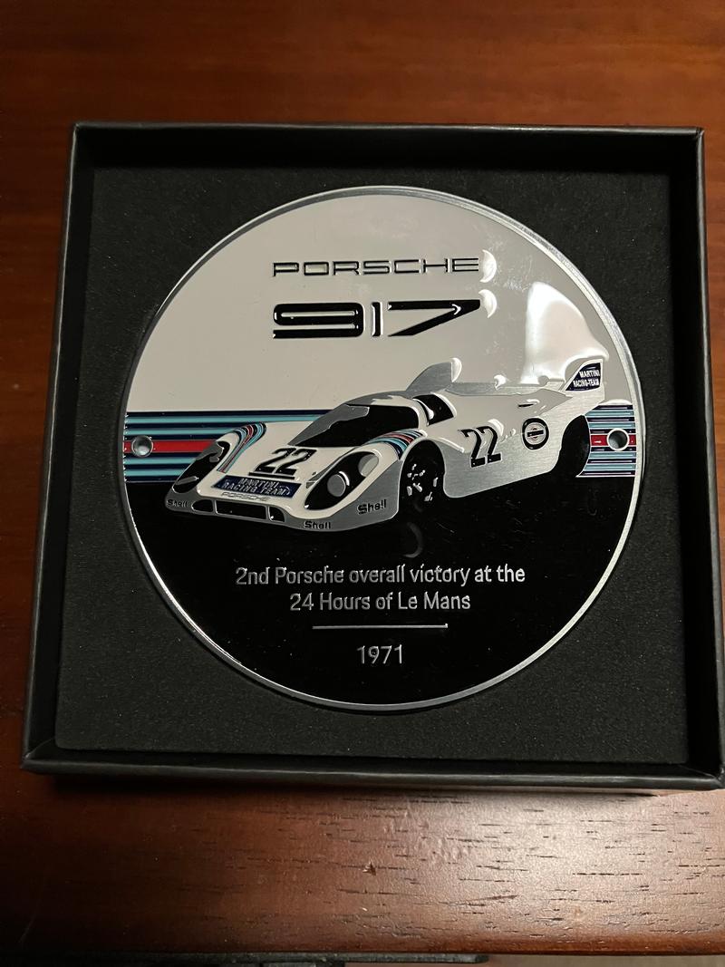 Porsche Club of America - The Mart - 1971 Le Mans Grill Badge #901/917