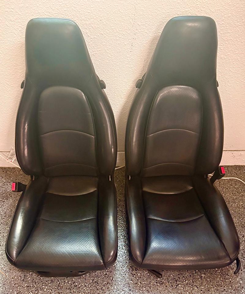 Porsche Club of America - The Mart - PORSCHE 993 BLACK SEATS 12 WAY + LUMBAR + HEAT